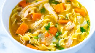 Our Best Homemade Chicken Noodle Soup Recipe [upl. by Niowtna]