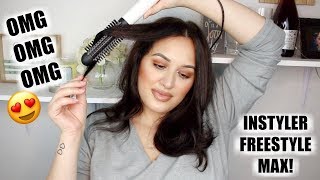 AMAZING NEW HAIR TOOL YOU NEED  4 IN 1 INSTYLER FREESTYLE MAX  glossandtalk [upl. by Swinton]