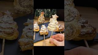 Weihnachtsbaum mal anders 🎄🌟 blätterteig blätterteigrezepte recipe backen puffpastryrecipe [upl. by Hartman]