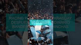 Racing partió hacia Paraguay después del multitudinario banderazo de los hinchas [upl. by Acinorrev]