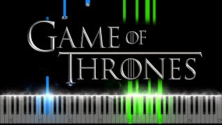 Game of Thrones Main Theme  Piano Tutorial [upl. by Larok]