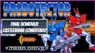 PROBOTECTOR 1994 Sega Mega Drive Genesis Final secreto homenaje a CASTLEVANIA comentado español [upl. by Av]