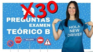 30 Preguntas Oficiales para Aprobar el Teórico del Permiso B 🚦  Prueba Tu Nivel Aquí [upl. by Terzas845]