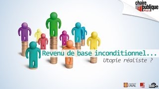 Conférence Chaire publique AELIES  Revenu de base inconditionnel [upl. by Lamprey]