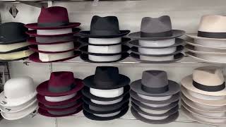 Mens Fedora hats by Miller Hats in many colors fedorahat hats mensfashion [upl. by Odlamur876]