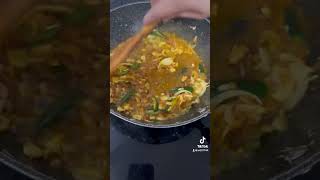 Kachur Saag with Prawnbangladeshi food weekendmumzcooking [upl. by Essyla]