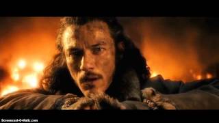 The Hobbit 3 Bard kills Smaug Full Scene [upl. by Etnecniv]