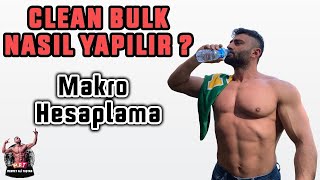 Clean Bulk Beslenmesi Yağsız Kas Kütlesi Arttırma [upl. by Modnar647]