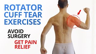 3 Keys to Rehab a Rotator Cuff Tear amp AVOID Surgery UNIQUE EXERCISES [upl. by Samot408]