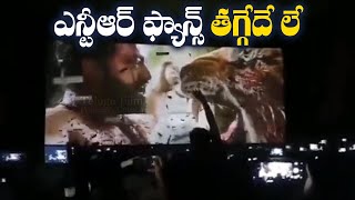 Komaram Bheem NTR Fans Celebrations For RRR TRAILER  RRRMovie  TFPC [upl. by Aksoyn]