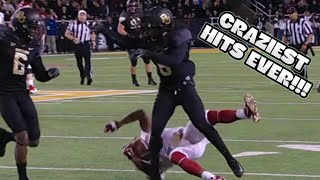 The “HARDEST” hits in NFL HISTORY [upl. by Elinad48]