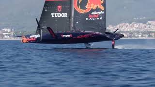 Cup Spy Highlights Alinghi Red Bull Racing  AC75  Day 89  Barcelona  Oct 6 2023 [upl. by Meesaw391]