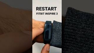 How to Restart the Fitbit Inspire 3 No Data Will Be Lost [upl. by Elleniad]