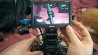 Sweet 5inch monitor on Canon 5D Mark III Viltrox DC50  Part 2 [upl. by Ebbie635]