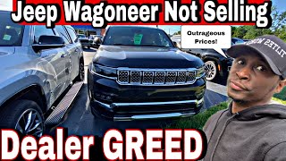 The Jeep Wagoneer Is Failing To Sell Sitting On Lots Rotting Away Because Of Greedy Dealers [upl. by Medovich]