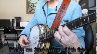 Banjo  How to Play Foggy Mountain Breakdown High Break [upl. by Iorgos]