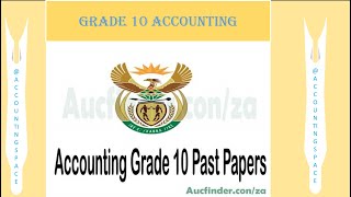 GRADE 10 ACCOUNTING INCOME STATEMENT [upl. by Nylorak453]