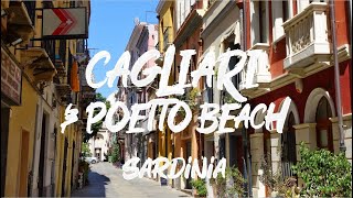 CAGLIARI amp POETTO BEACH – Sardinia 🇮🇹 Full HD [upl. by Barboza429]