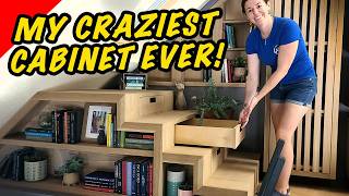 Storage Under Stairs  How to Make BuiltIn Drawers [upl. by Cheryl605]