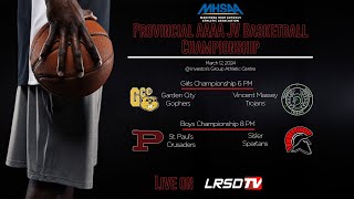 MHSAA  Provincial Junior Varsity Basketball Championship  March 12 2024  IGAC [upl. by Athenian734]