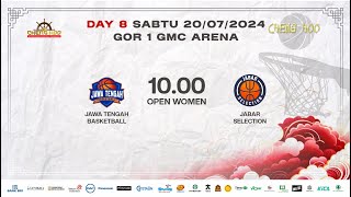 CHENGHOO CUP 2024  OPEN WOMEN JAWA TENGAH BASKETBALL VS JABAR SELECTIONS [upl. by Devol286]