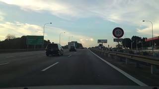 Driving from PutrajayaCyberjaya to Ara Damansara through ELITE and NKVE Xperia S [upl. by Alphonsine]