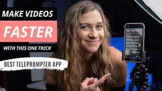 Record videos of yourself FAST Best teleprompter app tutorial [upl. by Madelaine161]