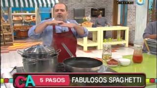 Fideos al morrón con salsa de tomates Parte 2 [upl. by Hbaruas]