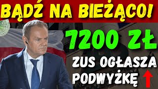 Emocjonujące wieści dla emerytów ZUS potwierdza potencjalną podwyżkę emerytur o 7200 zł w grudniu [upl. by Yerffoj422]