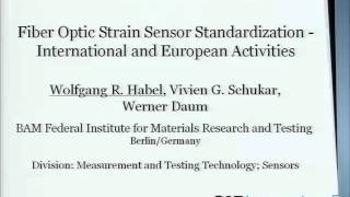 Fiber Optic Strain Sensor Standardization  International and European Activities [upl. by Ihskaneem]