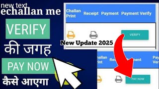 E Challan me pay option nahi aa raha haiE challan Payment failed verifyE Challan Verify Problem [upl. by Sivel14]