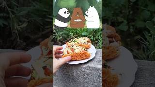 Taco ramen Escandalosos 🤩 escandalosos webarebears cartoonnetwork caricaturas shorts [upl. by Eimrots]