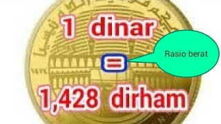 TERJAWAB 1 dinar berapa dirham [upl. by Gilli]