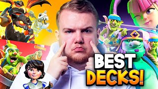 TOP 3 BEST DECKS IN THE NEW SEASON  Clash Royale [upl. by Eelaroc]