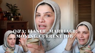 QampA HOW I MET MY FIANCE MOVING OUT OF LONDON MARRIAGE MY JOB NadinWard [upl. by Pylle]