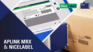 APLINK MRX amp Loftware NiceLabel  Label design software  United Barcode Systems [upl. by Ydissahc]