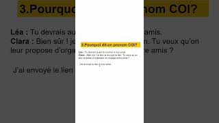 Cours 3 de français  Pronom personnel COI [upl. by Illek]