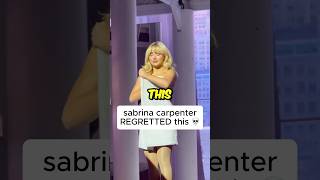 Sabrina Carpenter REGRETTED This [upl. by Phillipp]