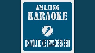 Ich wollte nie erwachsen sein Nessajas Lied Karaoke Version Originally Performed By Peter [upl. by Aseela]