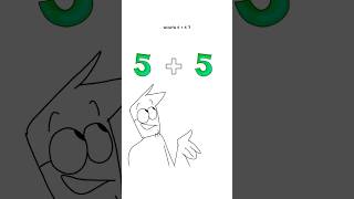 Basic Math 🤓 Animation Meme Orig ​⁠​⁠raxdflipnote shorts [upl. by Titos]