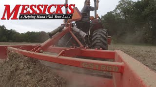 Using a Grading Scraper  Land Pride GS1560 [upl. by Kamila455]