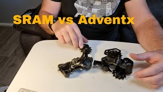 Microshift Advent X Rear Derailleur  10Speed vs Sram XG [upl. by Remliw338]