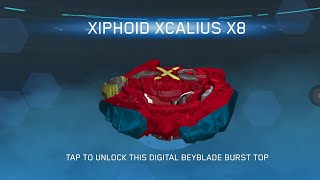 Xyphoid Xcalibur X8  Beyblade Burst QR Codes  Xcalius X8 QR Code [upl. by Lanahtan413]