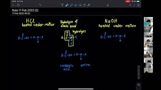 HYDROLYSIS OF AMIDES CAIE CAMBRIDGE 9701 CHEMISTRY A LEVELS [upl. by Anson611]