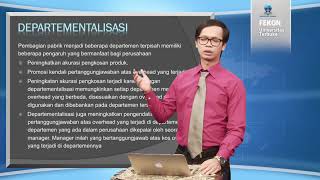 EKMA4315 Akuntansi Biaya  Overhead Pabrik Departementalisasi [upl. by Glynda]