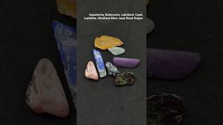 aguamarina rodocrosita lapislazuli copal lepidolite obsidiana Nieve jaspe Blood Dragon [upl. by Jarrad]