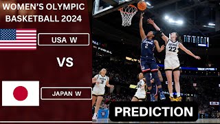 USA vs Japan Paris Olympic 2024 Women s Basketball Preview Prediction amp Free Pick [upl. by Reivilo559]