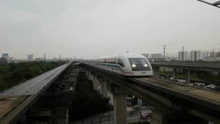 The Maglev train to Shanghai Pudong International Airport 2016 [upl. by Tareyn]