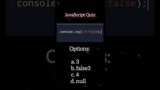 JavaScript quiz shorts quiz javascript coding programming webdevelopment [upl. by Sansbury443]