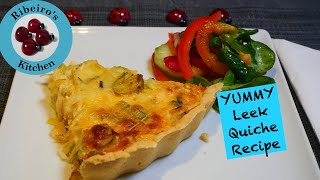 Quiche Recipe  Leek Quiche  Quiche [upl. by Skerl]